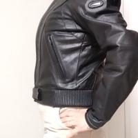 Giacca in Pelle da moto per donna