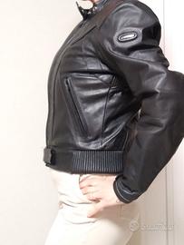 Giacca in Pelle da moto per donna