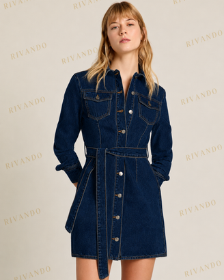Vestito di Jeans Calliope con Cintura · 42IT