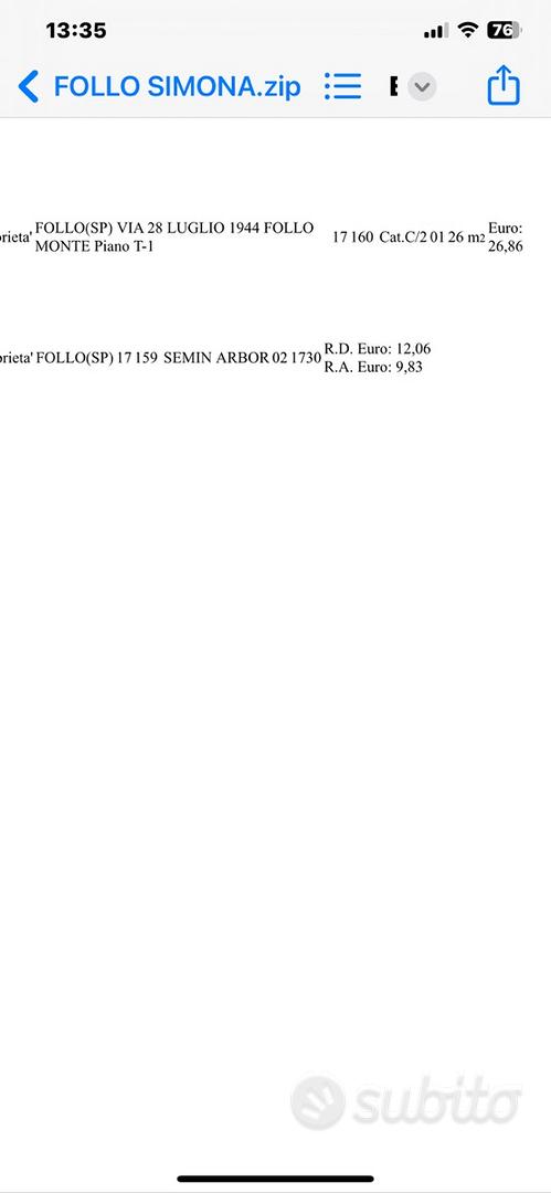 Vendi terreno con rudere uso deposito - Vista 5