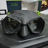 maschera sub pesca snorkeling salvimar hathor