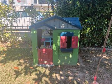 casetta in legno da giardino x bambini