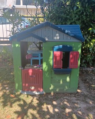 casetta in legno da giardino x bambini