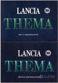 LIBRETTO USO E MANUTENZIONE LANCIA THEMA 1985