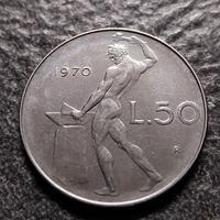 50 Lire 1970 Vulcano Italia