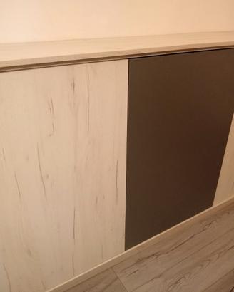 Letto singolo a scomparsa orizzontale