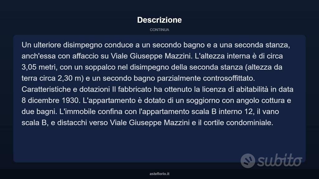 Appartamento – Roma, Città giudiziaria, Della Vittoria - Altro