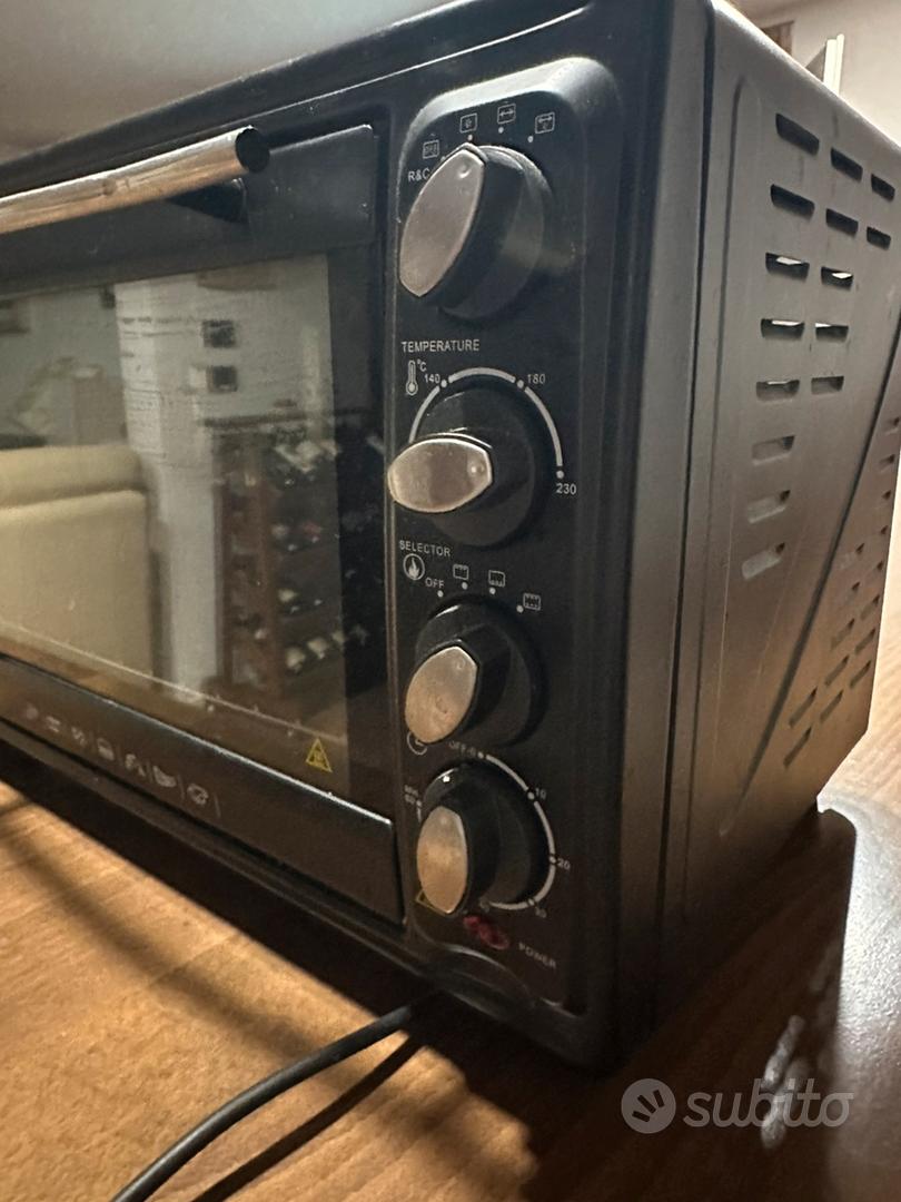 Forno Elettrico Mini H.Koenig - 30 Litri, 1500W, Vetro Nero | 6 Funzioni Con Timer - Foto 4