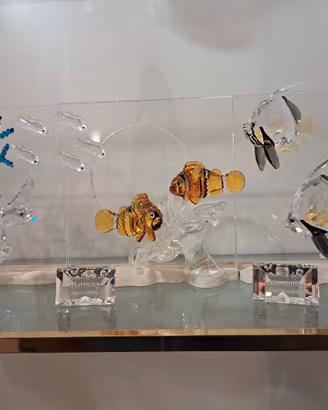 trittico acquario swarovski