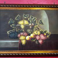 Quadro grande natura morta con frutta – 107×78 cm 