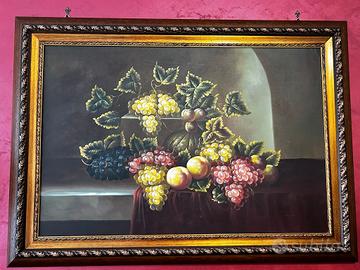 Quadro grande natura morta con frutta – 107×78 cm 