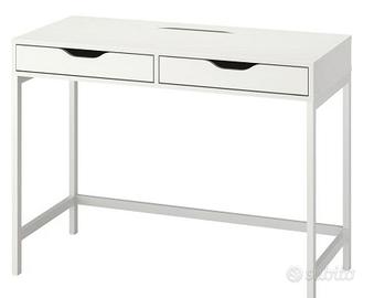 Scrivania Alex (Ikea) 100x48 Bianco