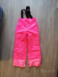 Pantaloni da sci bimba 6 anni 