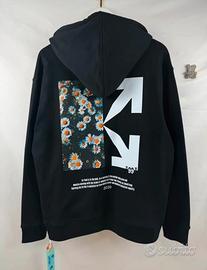Felpa Off-White x Flowers Nera
