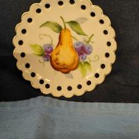 Piattino Ceramica Capodimonte con Frutta