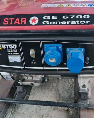 generatore MOSA mod. RED STAR GE 6700 monofase