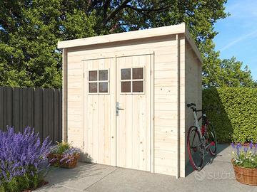 CASETTA DI LEGNO ZOE1 176x176x211h spessore 19mm