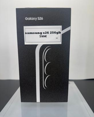 SAMSUNG S26 256gb BLACK NUOVO PROMO