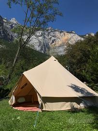 Tenda familiare 5 metri, glamping tent