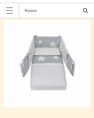 Azzurra Design - Completo Piumone lettino/culla