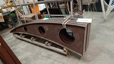 Struttura in ferro per pensilina. N. 5 pezzi.