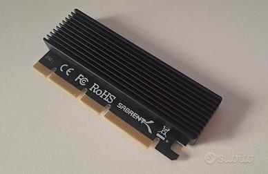 Adattatore SSD M.2 NVMe a PCIe Sabrent
