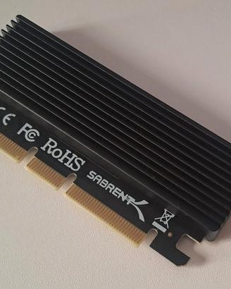 Adattatore SSD M.2 NVMe a PCIe Sabrent