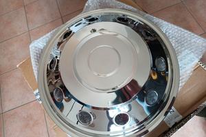 copri cerchi 16" universali acciaio inox camper