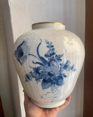 Grande vaso Rotal Copenaghen grande blu dipinto
