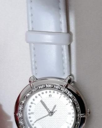 Orologio donna con cinturino bianco 