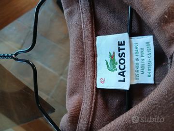 lacoste donna manica corta