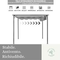 Pergola riuchiudibile 3x3 e 3x4