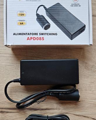 Alimentatore per frigo da viaggio Alcapower 12V DC