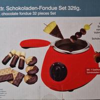 Set fonduta cioccolatiera elettrica da 32 pezzi
