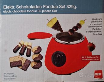 Set fonduta cioccolatiera elettrica da 32 pezzi