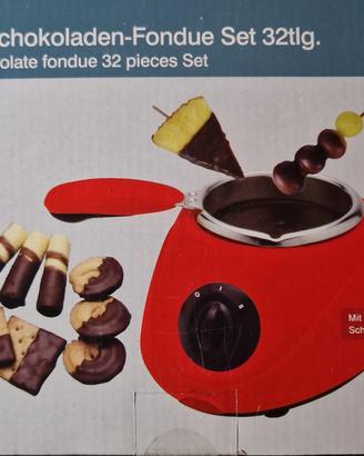 Set fonduta cioccolatiera elettrica da 32 pezzi