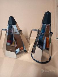 Set caffettiera bollitore inox Fratelli Calderoni.