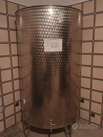 botte acciaio inox  con galleggiante ad aria