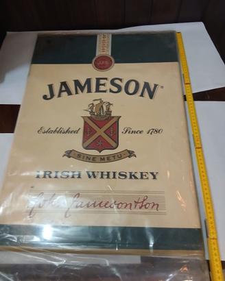Insegna in latta vintage  whiskey Jameson