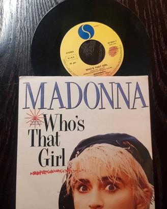 Madonna – Who's That Girl (Vinile 45 Giri, 1987) 

