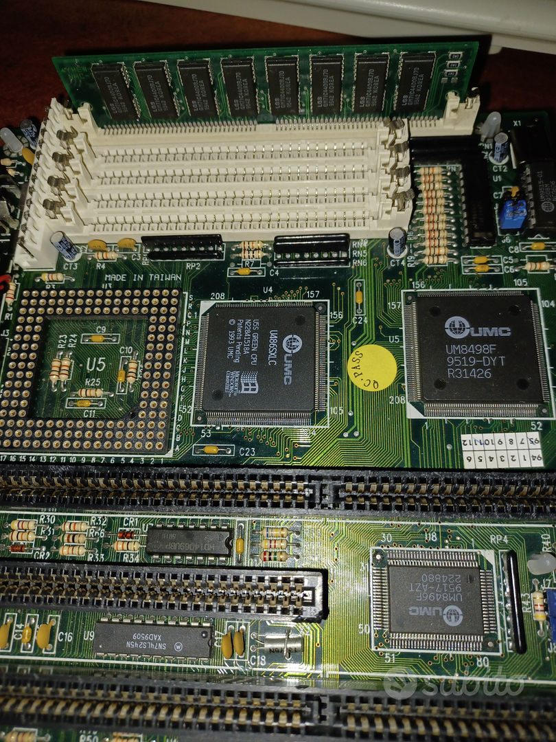 Motherboard MB457 486 Vintage retro computer e RAM - Informatica In ...