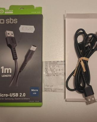 Cavo dati e ricarica USB 2.0 - Micro USB