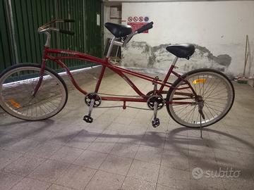 Tandem Originale Olandese con Freni a Pedale