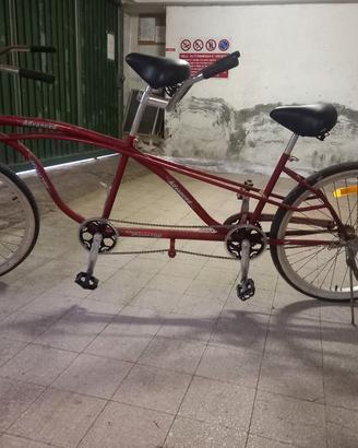 Tandem Originale Olandese con Freni a Pedale