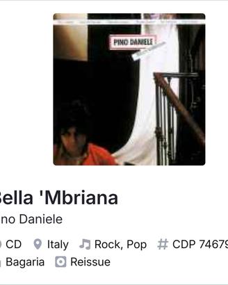 CD Pino Daniele Bella' Mbriana 