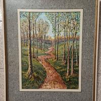 Quadro olio su tela Genovese 40x50 tecnica spatola