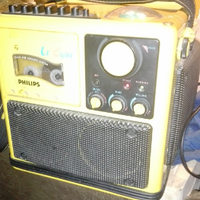 Radio cassette bibite le cube philips vintage