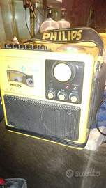 Radio cassette bibite le cube philips vintage