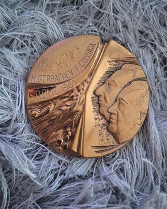 Moneta commemorativa bronzo 60mm 140g
