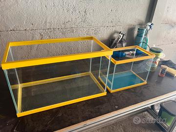 Kit completo acquari + accessori – 2 vasche.